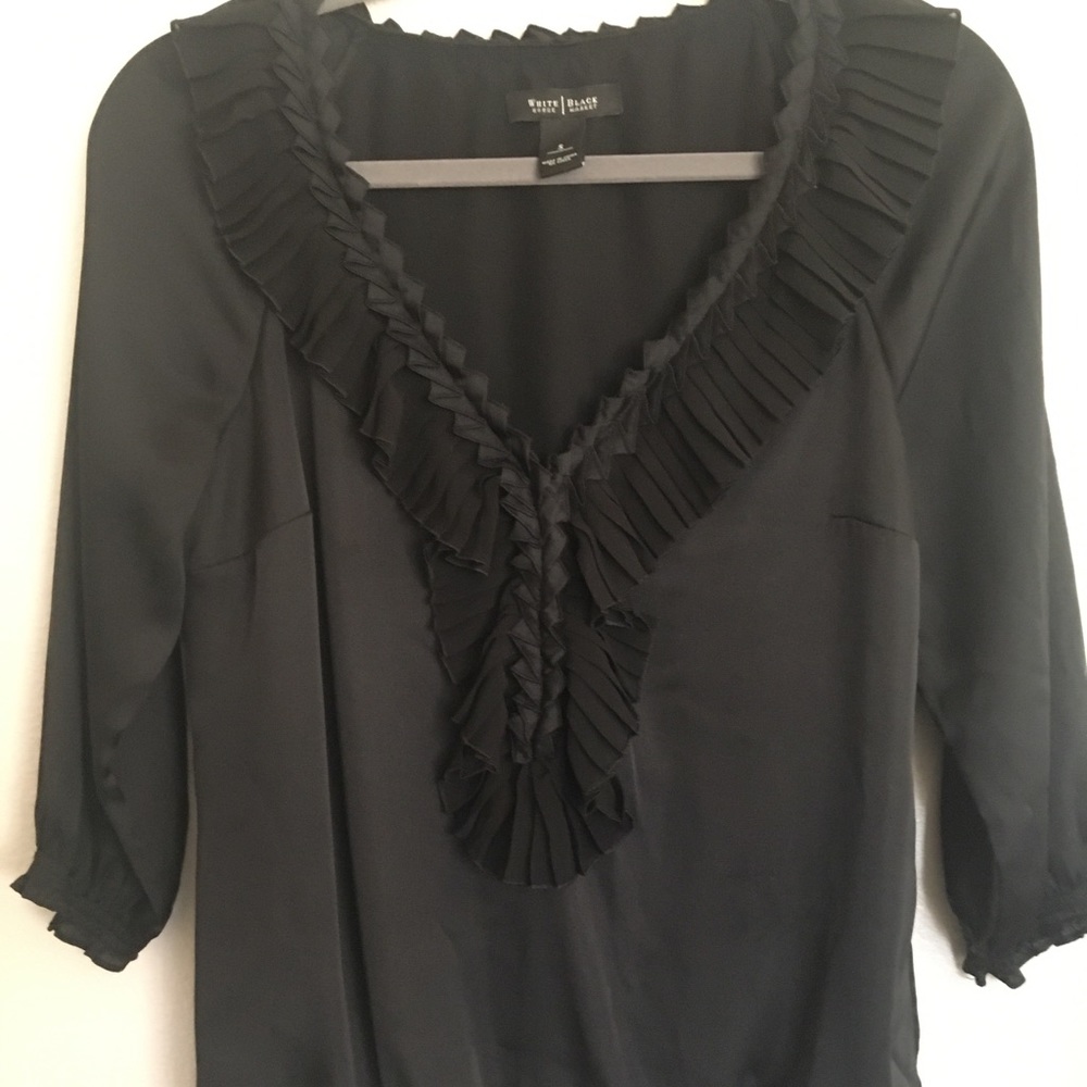 White House Black Market silk blouse. Size small